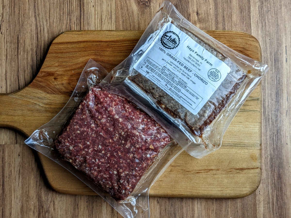 Beef Chorizo Sausage Elmwood Stock Farm