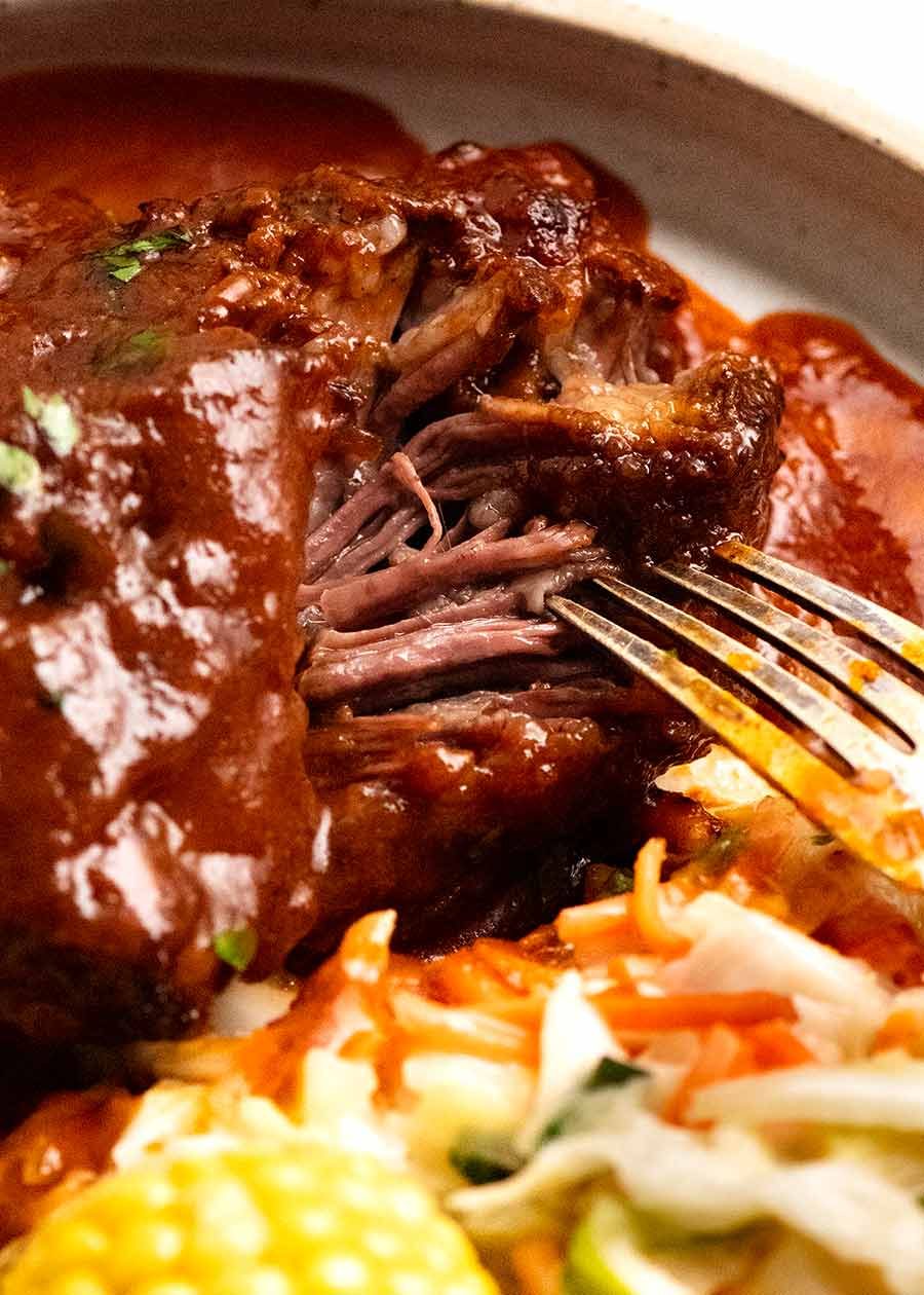 Beef Ribs In Bbq Sauce Slow Cooked Short Ribs Recipetin Eats