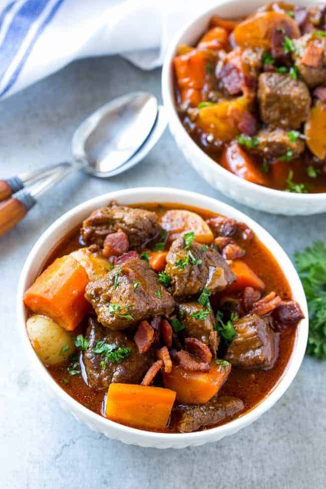 Beef Stew Recepies Beef Stew With Bacon The Recipe Critic We Amp 39 Ll Start Out By Melting