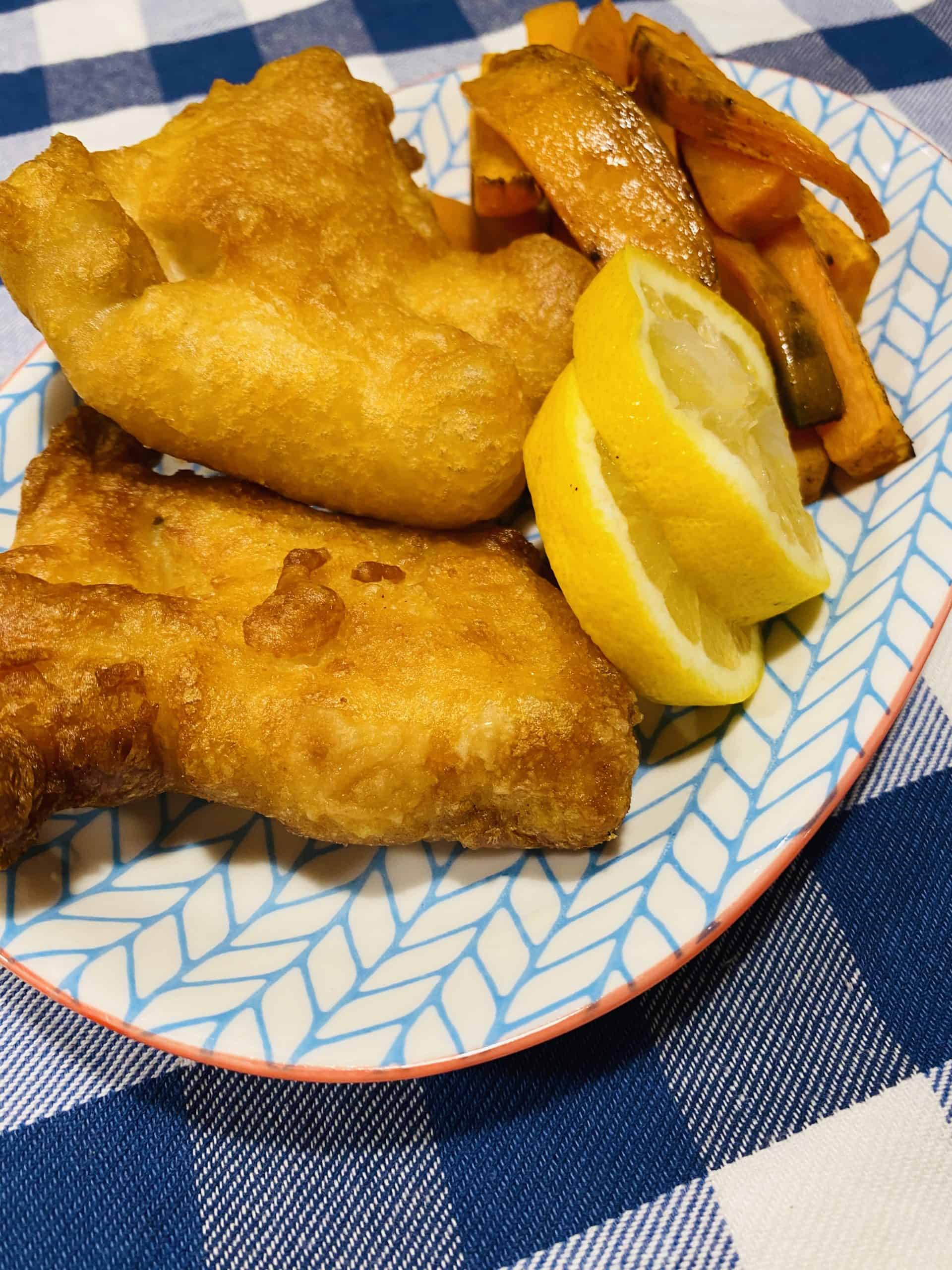 Beer Battered Fish And Chips Mrsfoodiemumma Recipe Fish And Chips