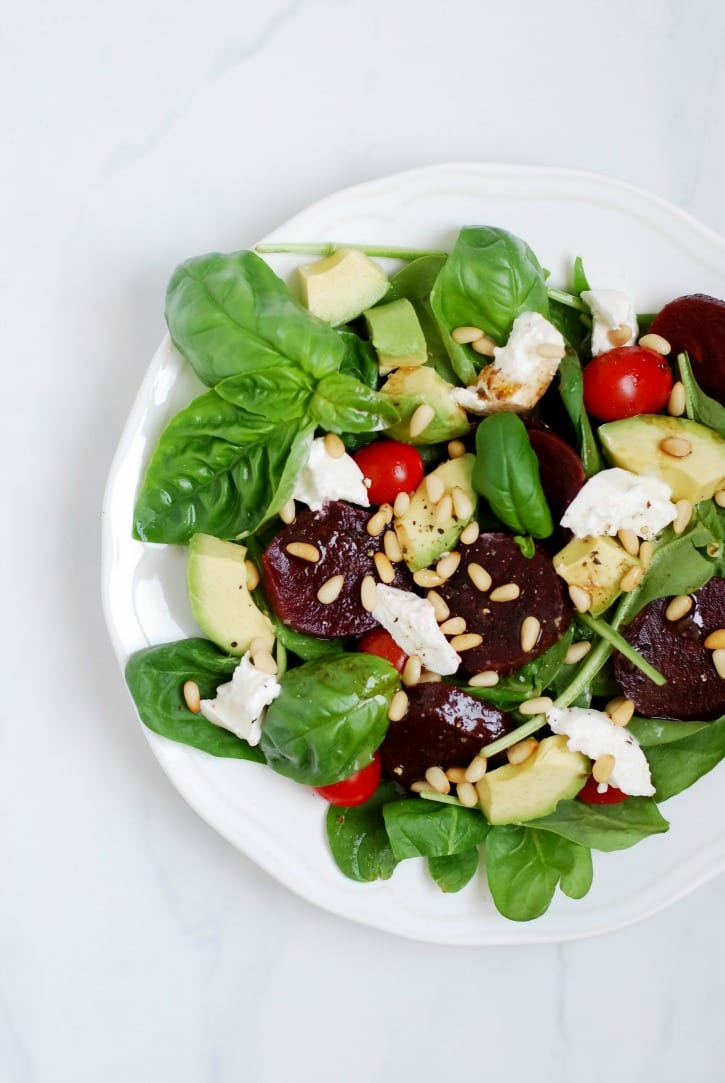 Beet Caprese Salad Recipe Beet Salad Recipe Eatwell101