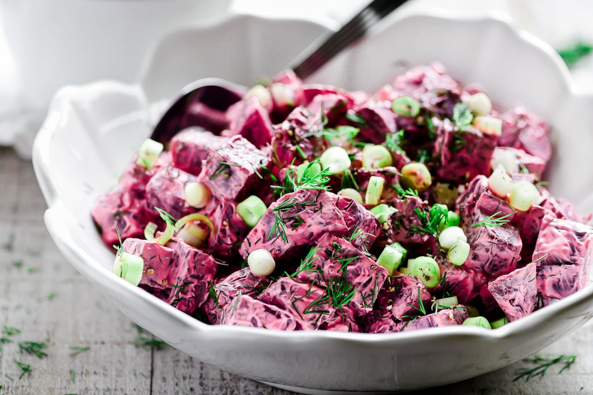 Beet Salad With Sour Cream And Dill The View From Great Island