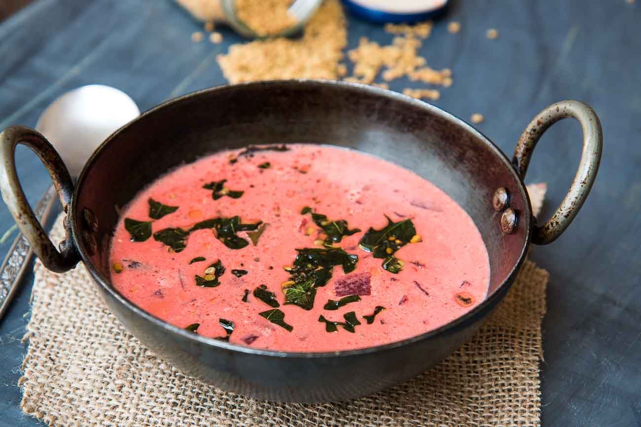 Beetroot Stew With Coconut Milk Recipe With A South Indian Flavor By