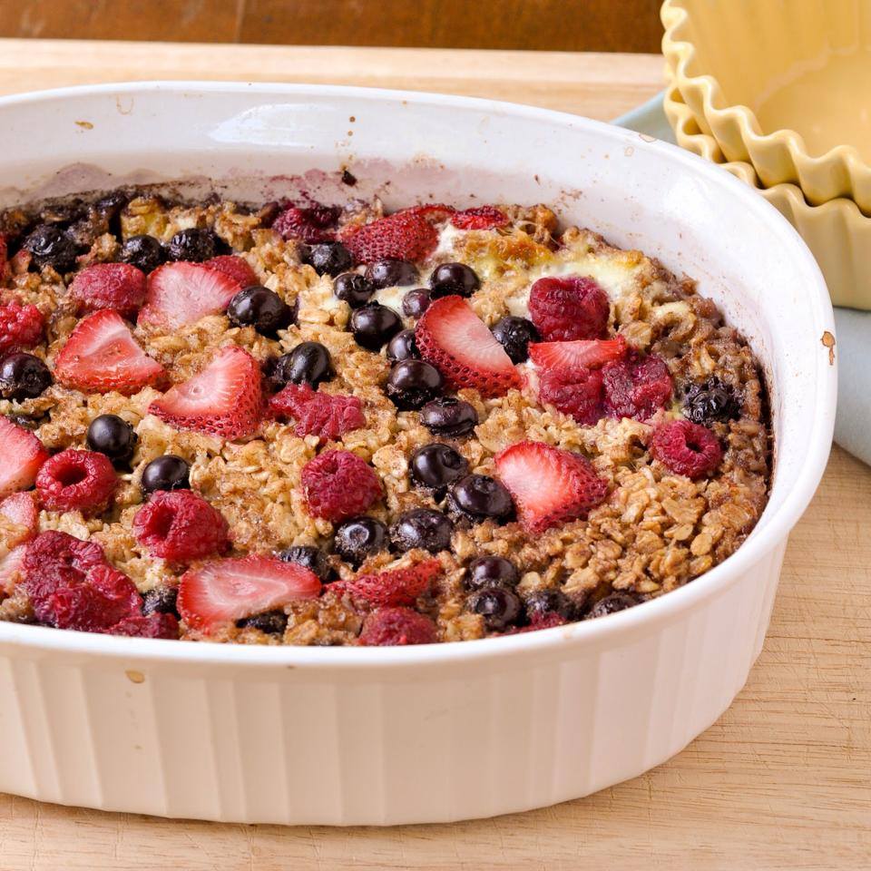 Berry Baked Oatmeal Recipe Is Loaded With Fresh Fruit Like Strawberries