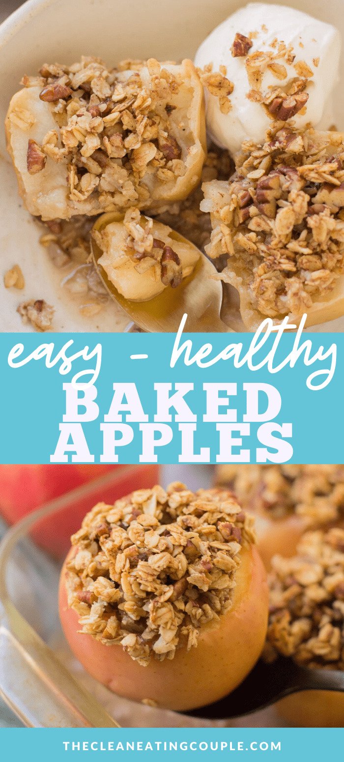 Best Baked Cinnamon Apples Dessert The Clean Eating Couple