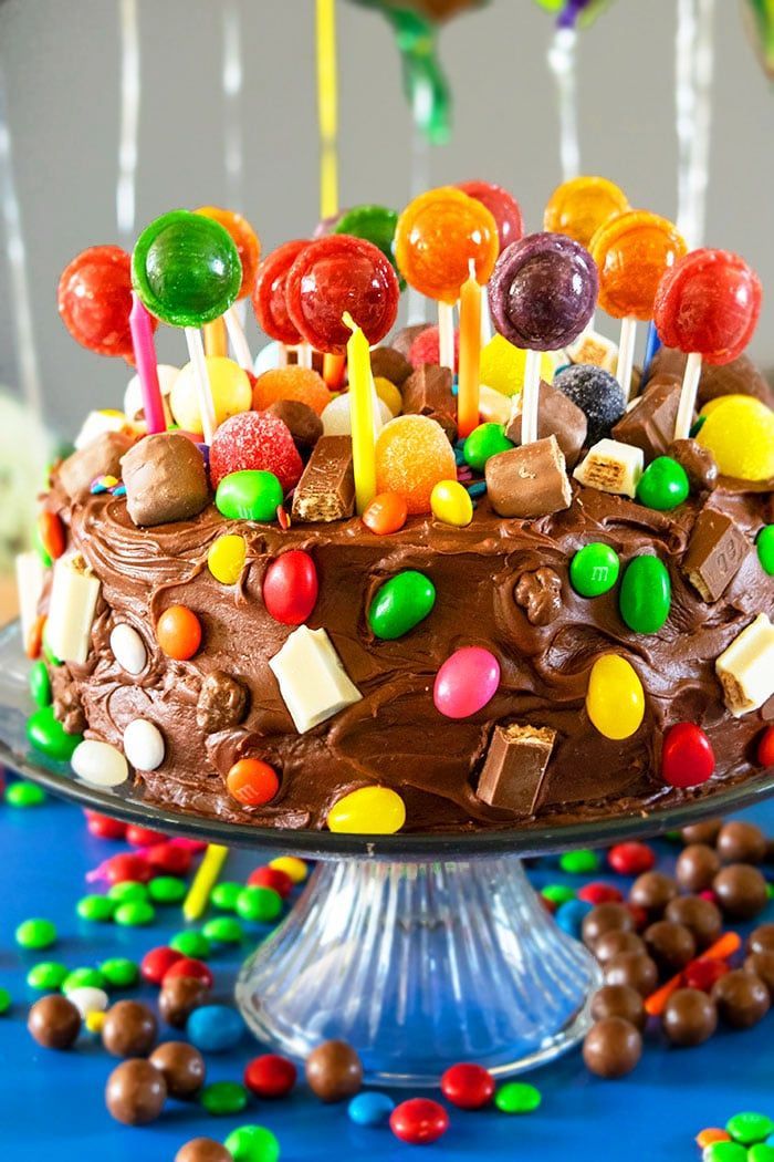 Best Birthday Cake Easy And Fun Cool Birthday Cakes Homemade Birthday Cakes Candy Birthday