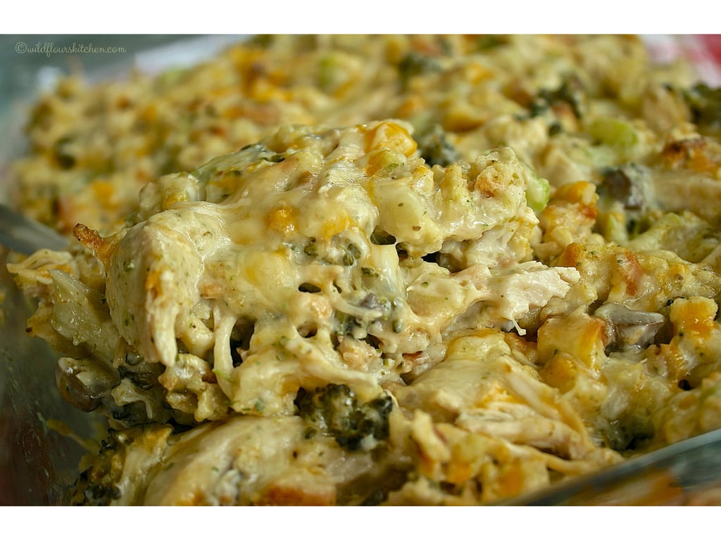 Best Cheesy Chicken Broccoli Stuffing Casserole Wildflour S Cottage