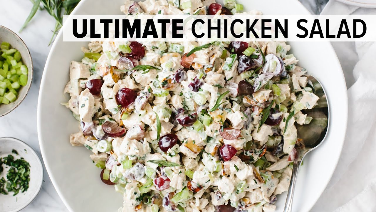 Best Chicken Salad Recipe Easy Healthy The Busy Mom Blog