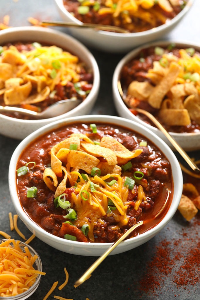 Best Chili Recipe 5 Star Beef Chili Fit Foodie Finds