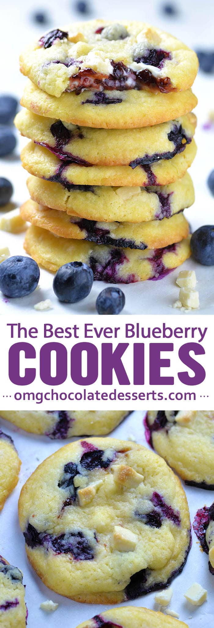 Best Ever Blueberry Cookies Recipe Desserts Blueberry Cookies