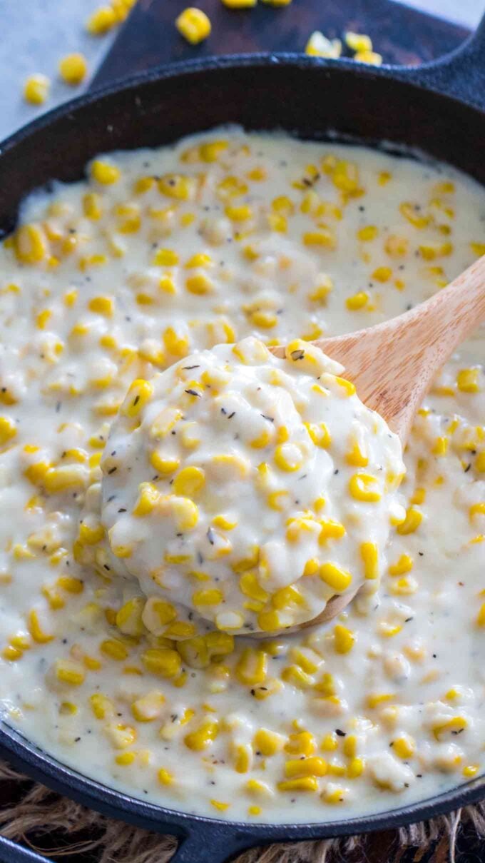 Best Ever Creamed Corn Recipe Video Sweet And Savory Meals