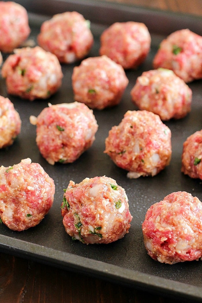 Best Ever Easy Baked Meatballs Yummy Healthy Easy