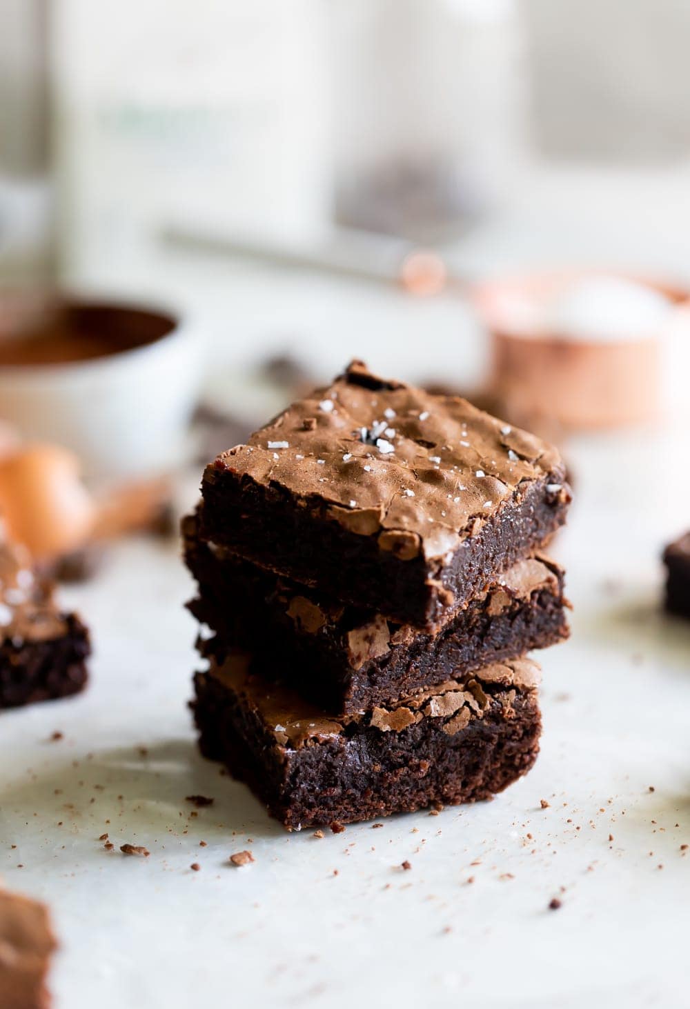 Best Fudgy Brownies Dense Chewy Lil Luna