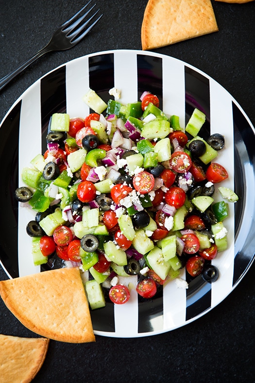 Best Greek Salad Easy Ingredients Cooking Classy