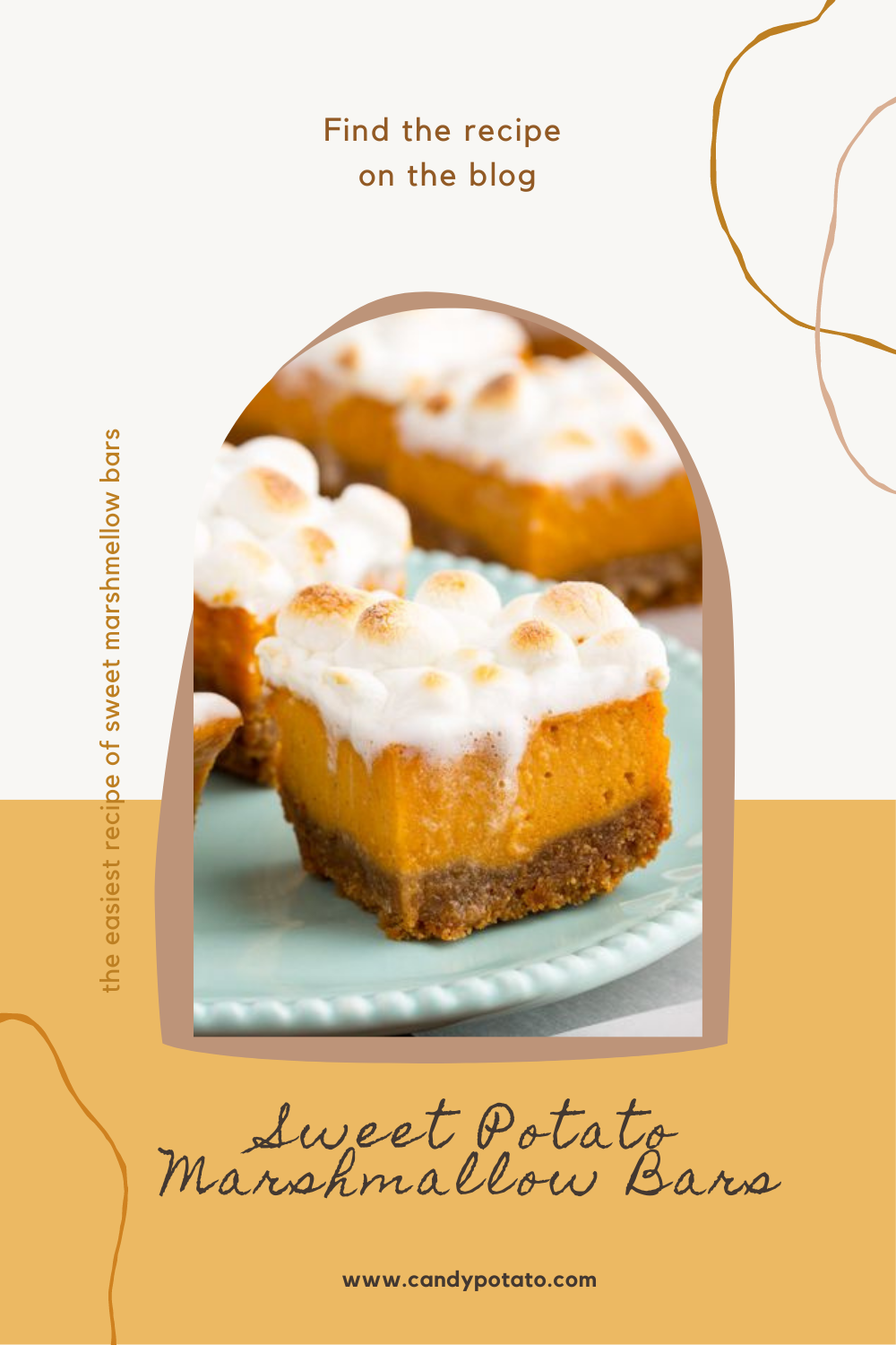 Best Sweet Potato Marshmallow Bars Recipe How To Make Sweet Potato