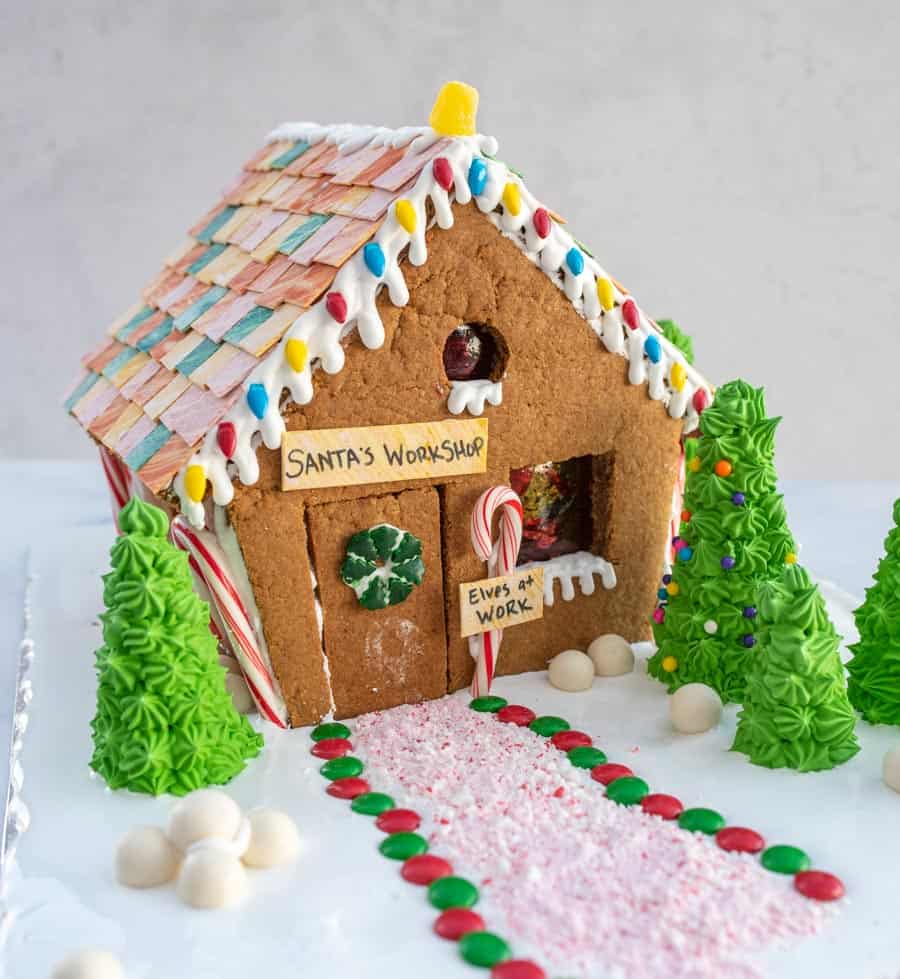 Beth S Homemade Gingerbread Houses Recipe With Template Video