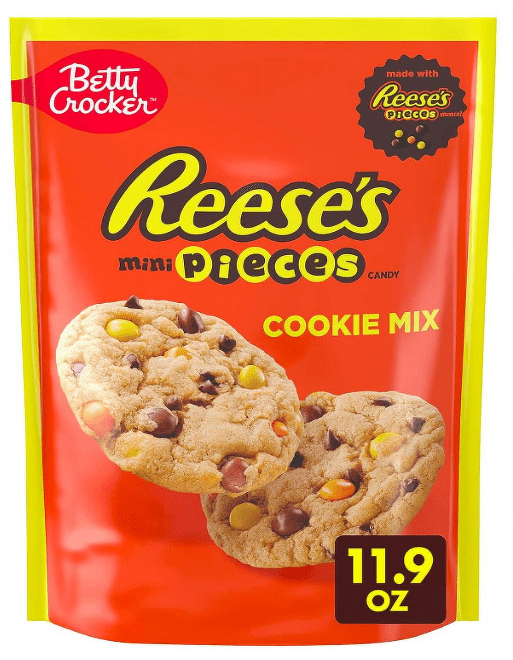 Betty Crocker Reese S Pieces Cookie Mix 11 9 Ounces Walmart Com