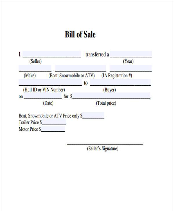 Bill of Sale Recipe: Your Guide to Perfect Sales