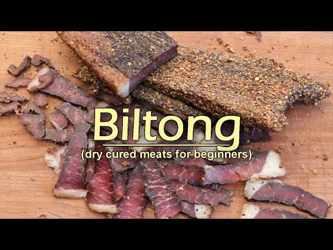 Biltong For Beginners Easy To Follow Recipe Youtube