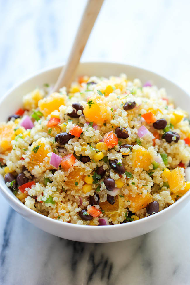 Black Bean Quinoa Salad Damn Delicious