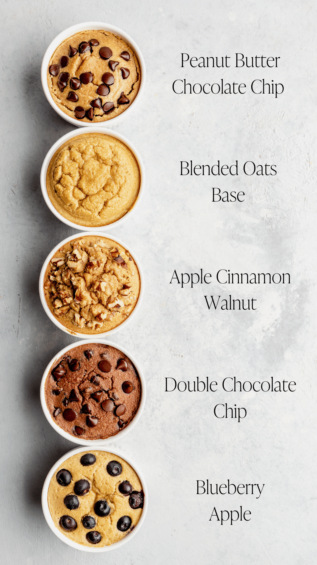 Blended Baked Oats 5 Ways Recipe