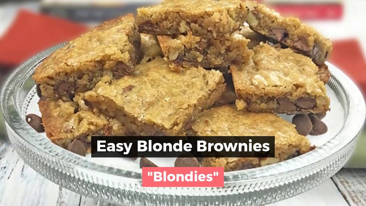 The Best Blondies Recipe: Easy & Delicious Treats