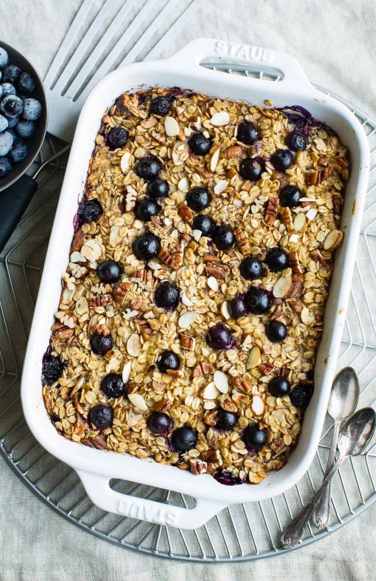 Blueberry Baked Oatmeal Recipe Peas And Crayons Blog