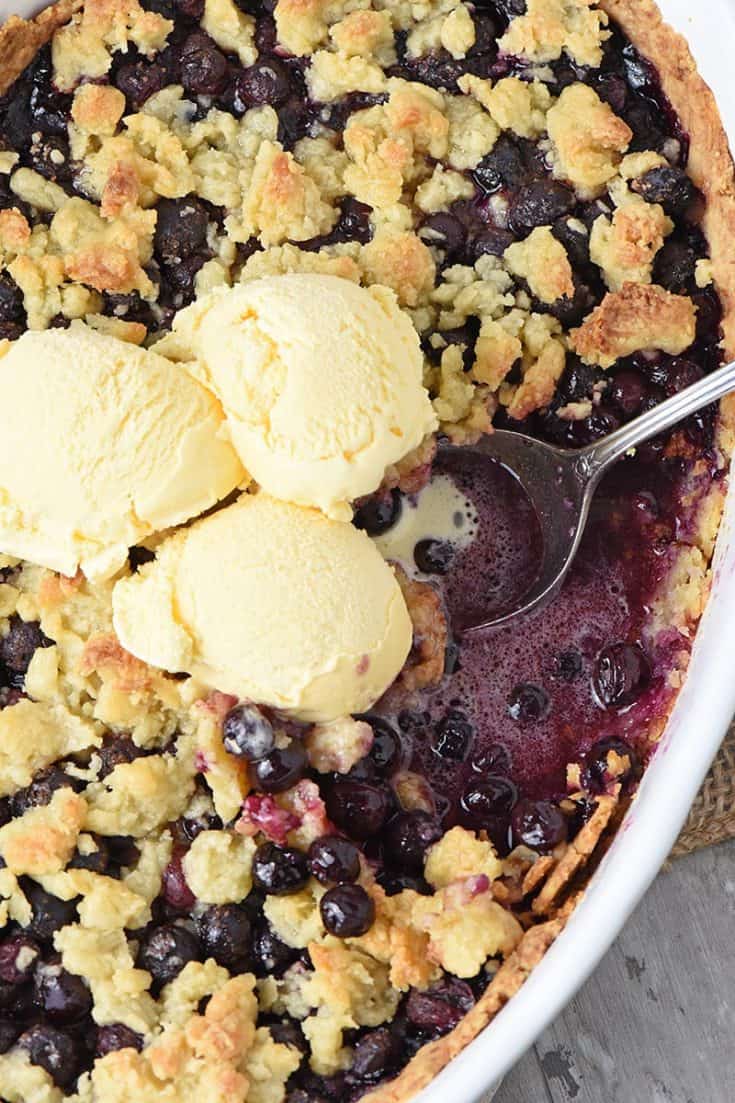 Blueberry Cobbler An Easy Delicious Homemade Blueberry Cobbler Made