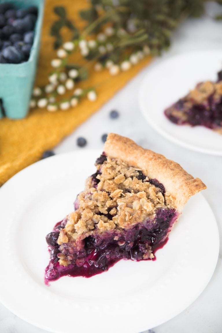 Blueberry Crumb Pie Made To Be A Momma