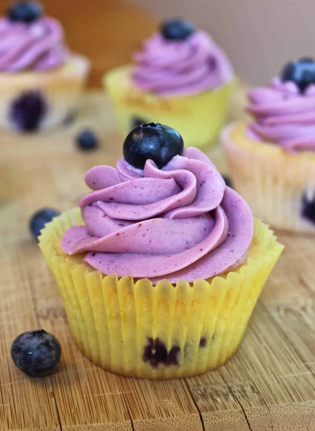 Blueberry Lemon Cupcakes Homemade Food Junkie