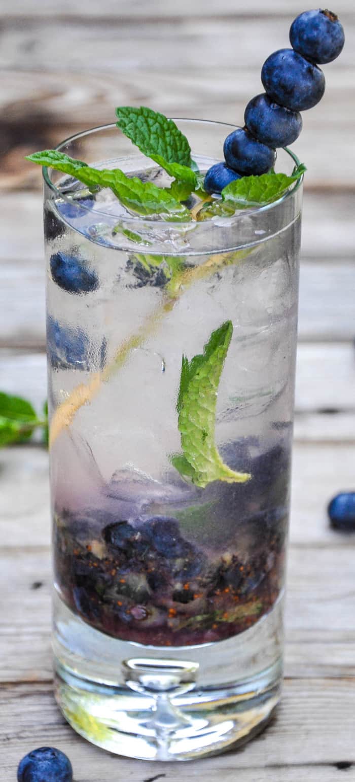 Blueberry Mojito California Grown Recipe Blueberry Mojito