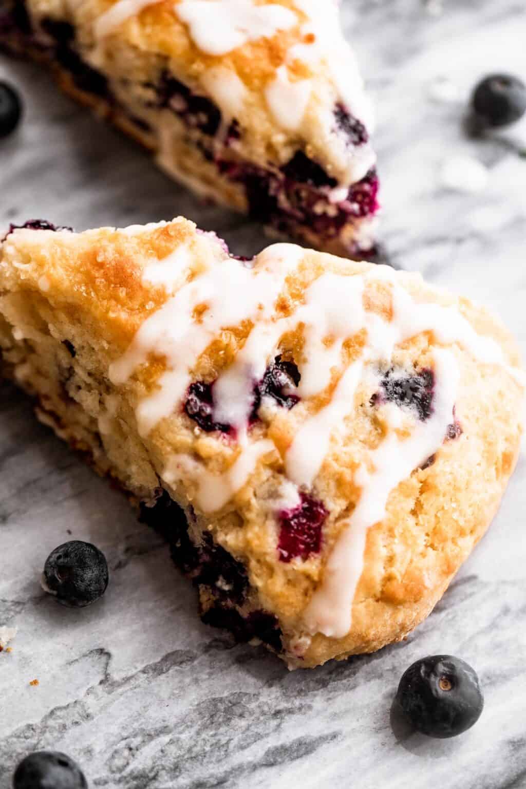 Blueberry Scones Flaky Berry Scones Ready In 1 Hour