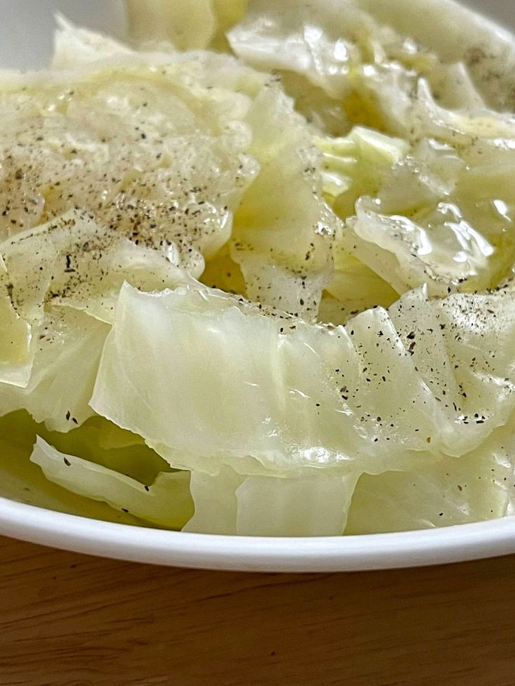 Boiled Cabbage Seasoned Buttery Tender Cabbage