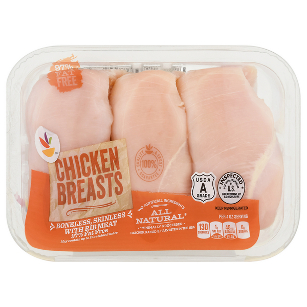 Bowl Basket Fresh Boneless Skinless Chicken Breasts With Rib Meat