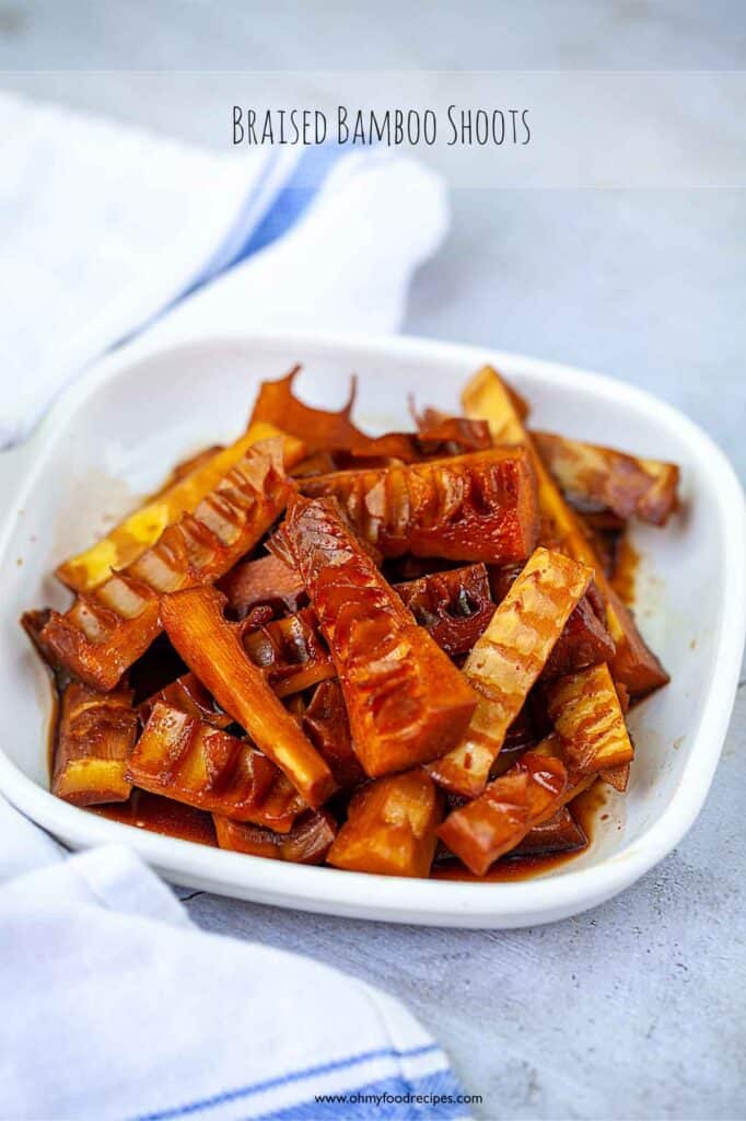 Braised Bamboo Shoots Recipe Oh My Food Recipes