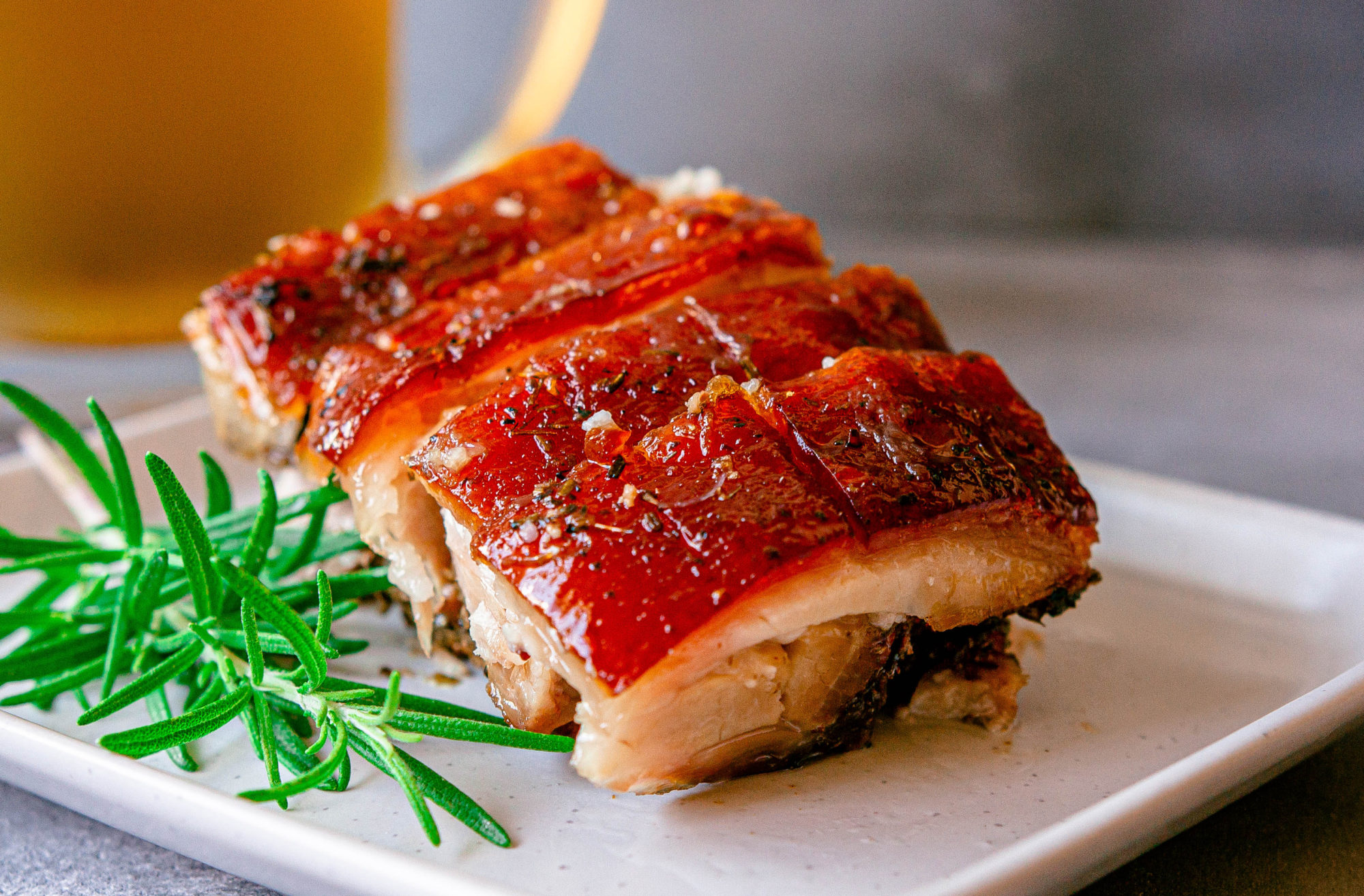 Braised Pork Belly Crispy