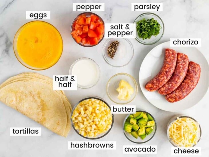 Breakfast Burrito Recipe Freezer Friendly Little Sunny Kitchen