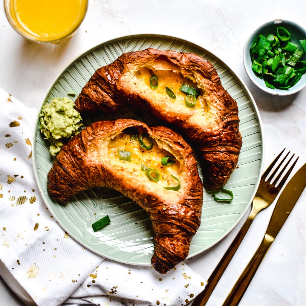 Breakfast Croissant Boats Anne Travel Foodie