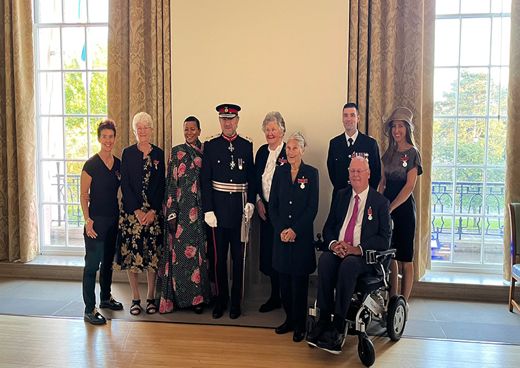 British Empire Medal Ceremony For Eight Hertfordshire Winners The