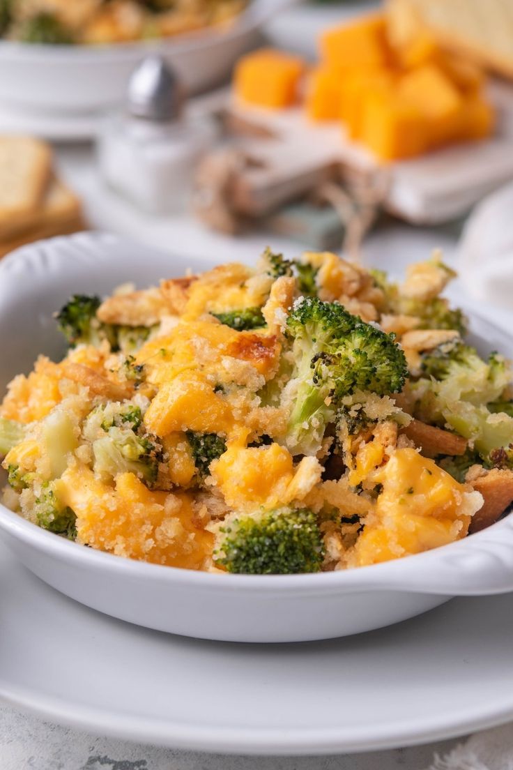 Broccoli Cheddar Casserole A Thanksgiving Showstopper