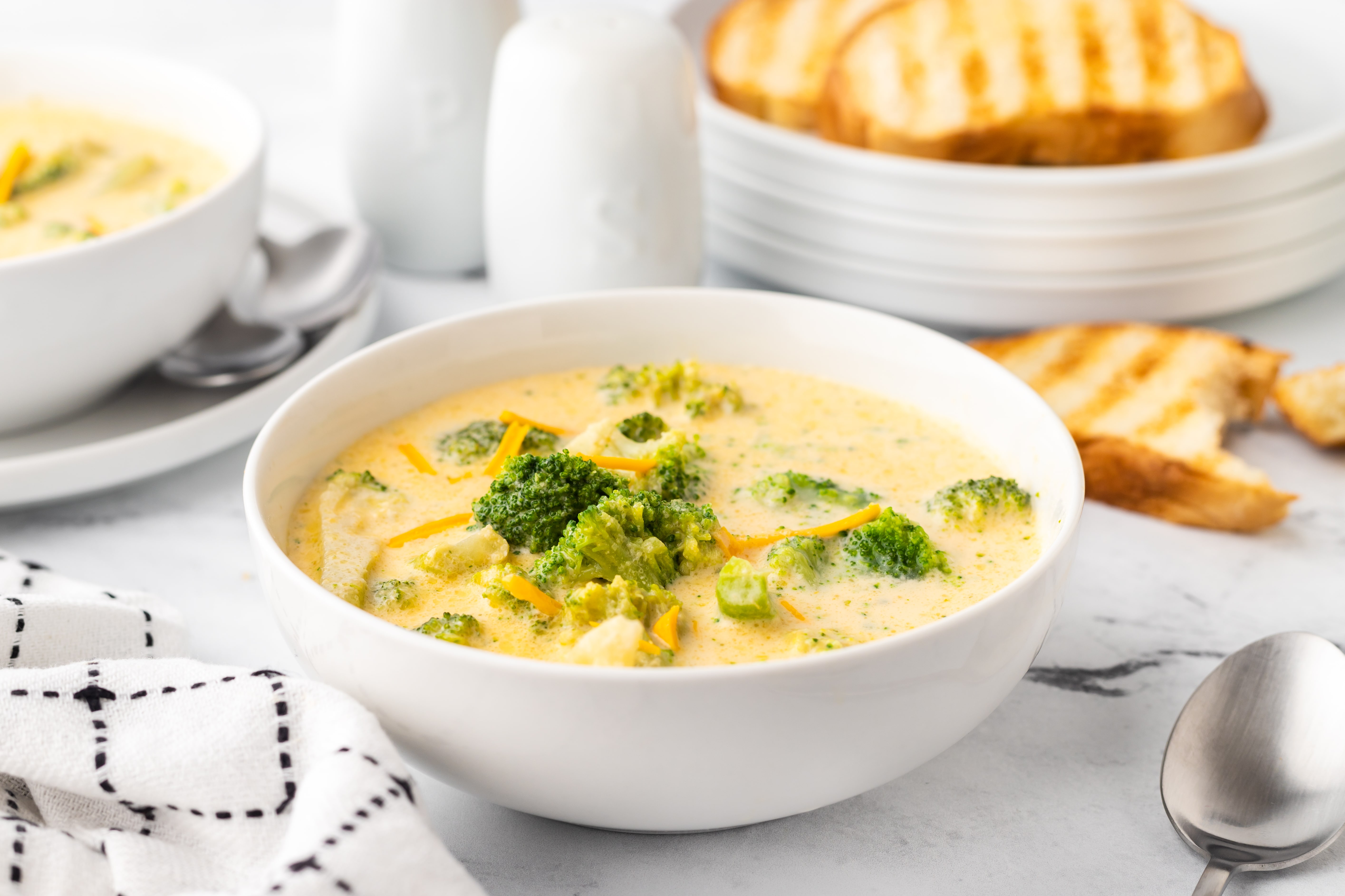 Broccoli Cheddar Soup 30 Minutes The Forked Spoon