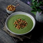 Broccoli Spinach And Chickpea Soup With Cashew Cream Rainbow In My