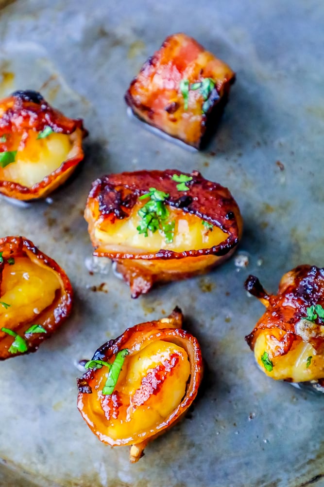 Brown Sugar Bacon Wrapped Scallops Eat Well With Lex