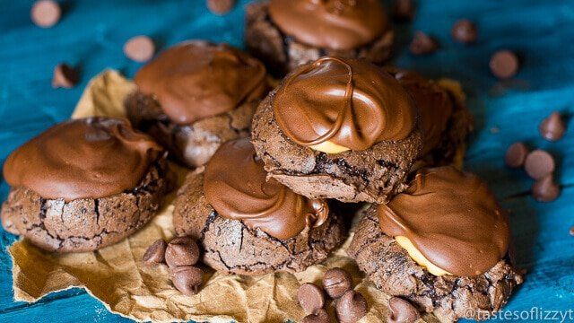 Buckeye Brownie Cookies Recipe For Chocolate And Peanut Butter Lovers