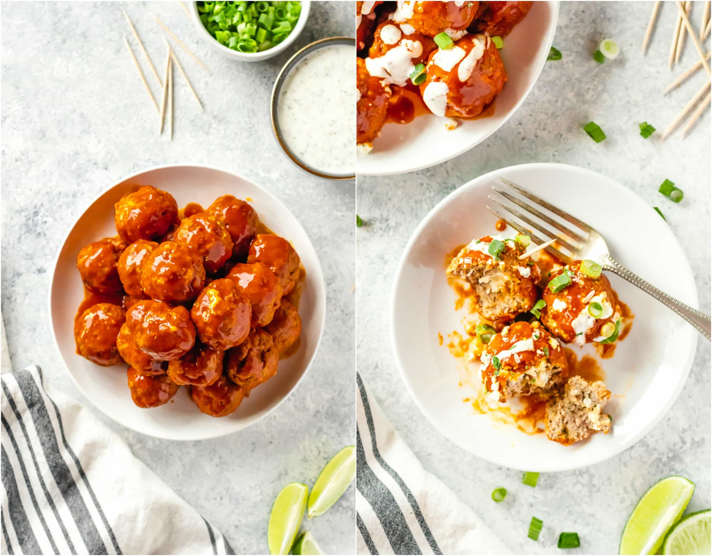 Buffalo Chicken Meatballs Recipe Taste Of Home