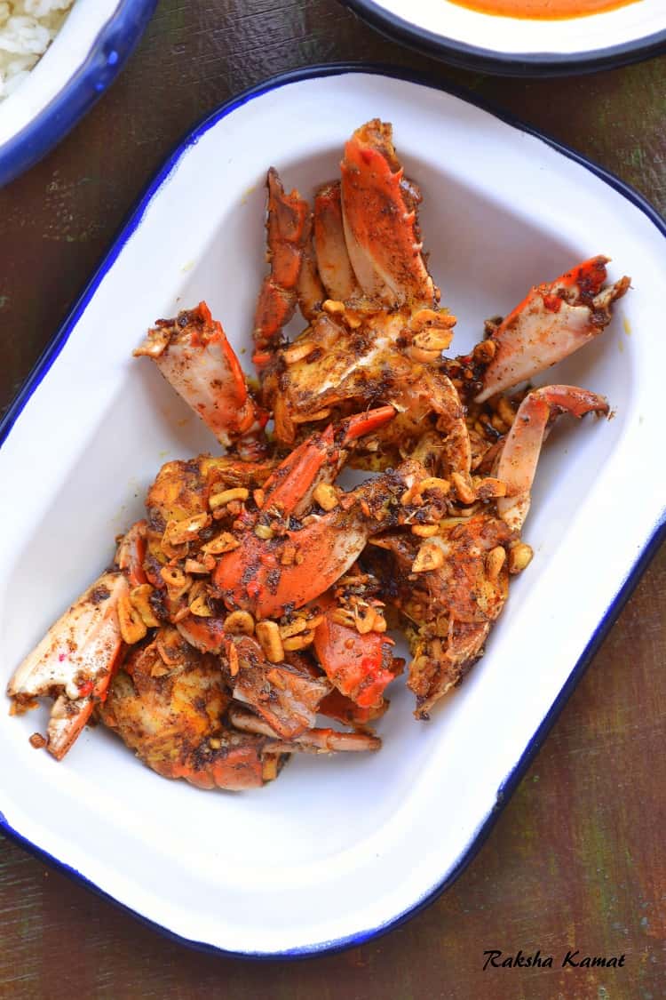 Butter Garlic Crabs Raksha S Kitchen