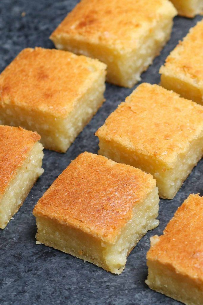 Butter Mochi Recipe Hawaiian Style Mochi Cake Youtube