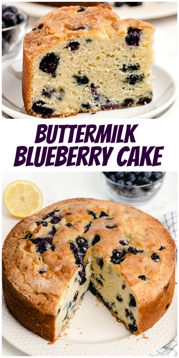 Buttermilk Blueberry Cake Recipe Girl