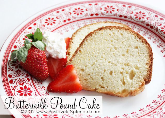 Buttermilk Pound Cake Positively Splendid Crafts Sewing Recipes