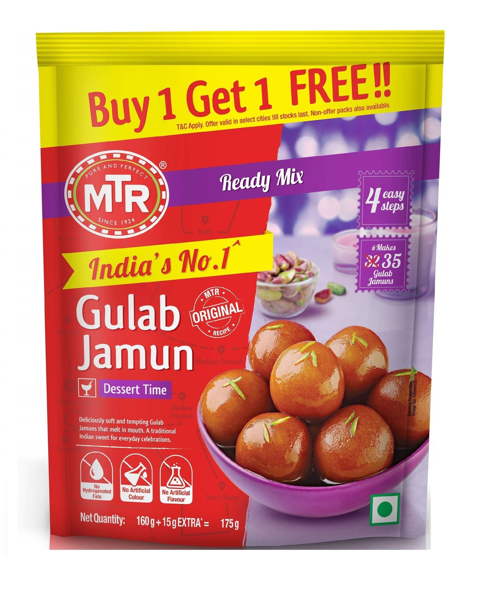 Buy Mtr Gulab Jamun Mix 200 Gm Sold By Quicklly Quicklly